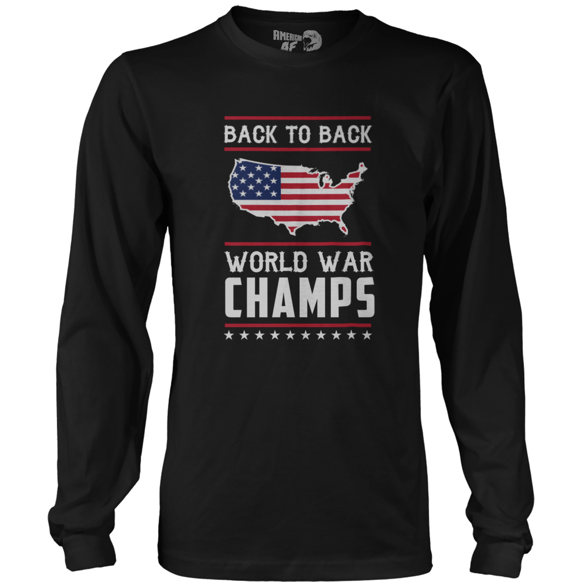 USA World War Champions United States America I II Banners US Hoodie Sweatshirt