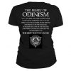 Shieldmaiden, Viking, Norse, Gym t-shirt & apparel, Odinism, back