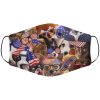 Dogs Fourth Face Cover
