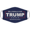 Millennials for Trump V1 Face Cover