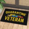 Quarantine Veteran Door Mat
