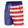 American Flag Swim Trunks