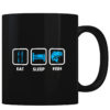 Eat Sleep Fish - Coffee Mug