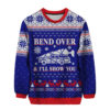 Bend Over Christmas Sweater