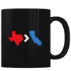 Texas Over California - Coffee Mug