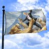 Trump VS Sabertooth - Flag