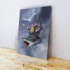Cowboy Dubya - The Shark Rider Canvas