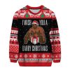 Big Black Package Christmas Sweater Wish You A Barry Christmas