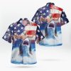 Shark Riding Eagle AOP Shirts