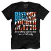History Began In 1776